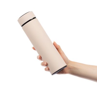 Термос с ситечком Percola, бежевый-7