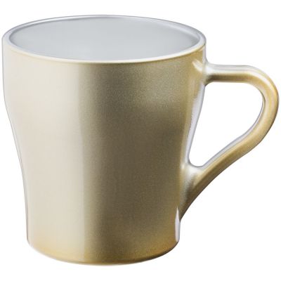 Кружка Metallic, золотистая-0