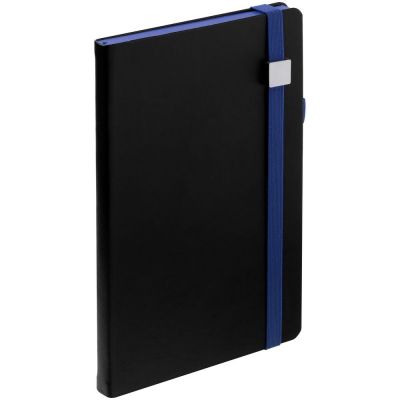 Ежедневник Ton Metal, недатированный, черный с синим-2