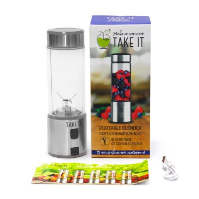 Портативный блендер Take It X4, серый-3