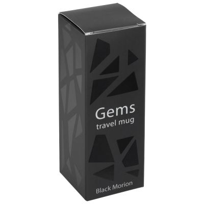 Термостакан Gems Black Morion, черный морион-5