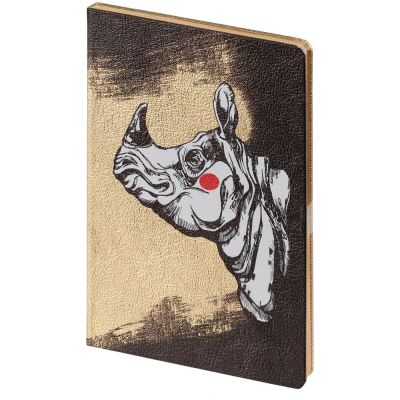 Блокнот NosoRock, золотистый-1