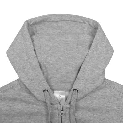Толстовка мужская Hooded Full Zip серый меланж-3