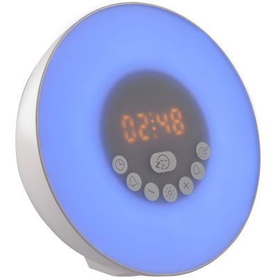 Лампа-колонка dreamTime для пробуждения светом и музыкой, белая-5