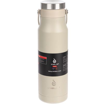 Термобутылка Tateyama, серо-бежевая-6