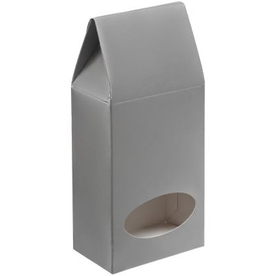 Коробка с окном English Breakfast, серебристая-0