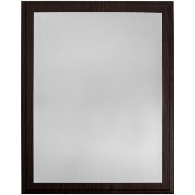 Плакетка Plaque XL, венге с серебристой пластиной-0