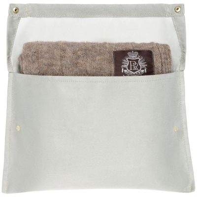 Плед Grasse, бежево-серый-4