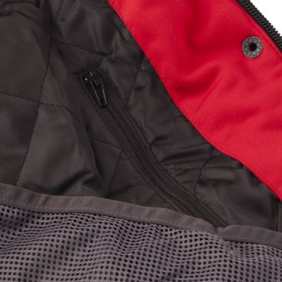 Куртка софтшелл женская Skeleton Lady, красная-9