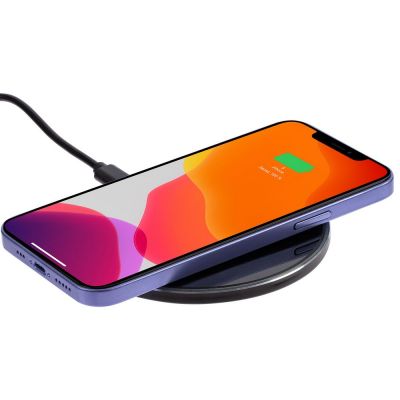 Кружка с подогревом и беспроводной зарядкой Dual Base, ver.2, черная-1