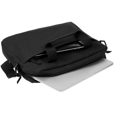 Сумка для ноутбука Delegate, черная-5