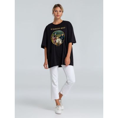 Футболка оверсайз «Не выносите мосх», черная-2