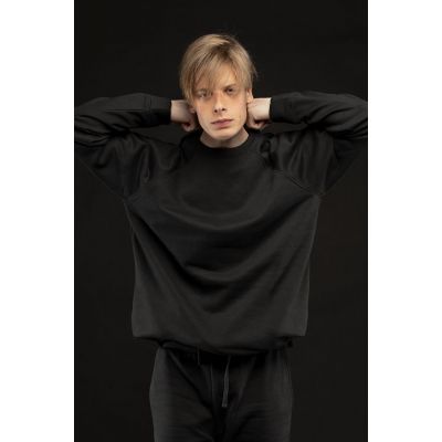 Свитшот унисекс S1, черный-0