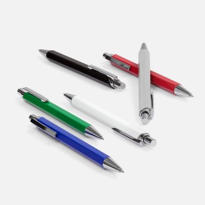 Ручка шариковая Alumno, серая-4