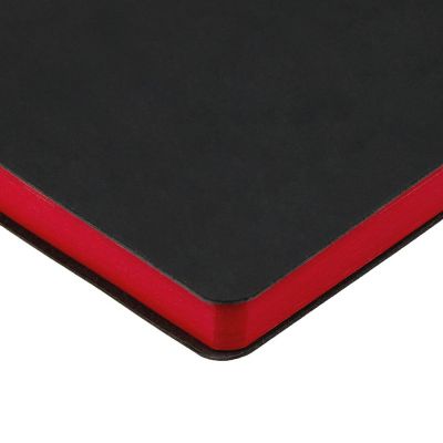 Ежедневник Bookmark, недатированный, черный с красным-3