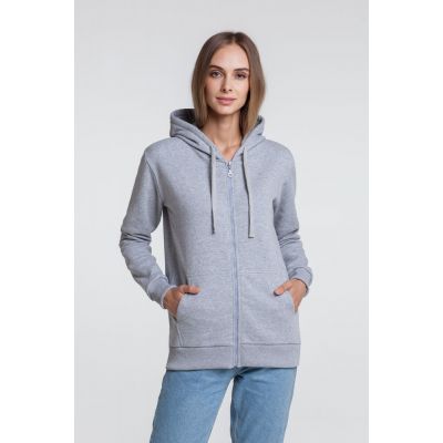 Толстовка на молнии с капюшоном Unit Siverga Heavy, темно-синяя-5