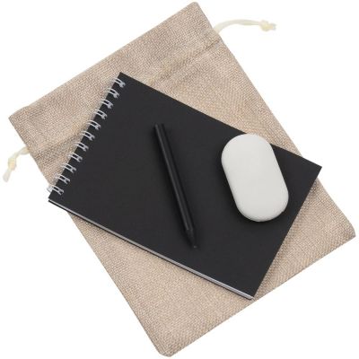 Набор Nettuno Mini, черный с бежевым-0