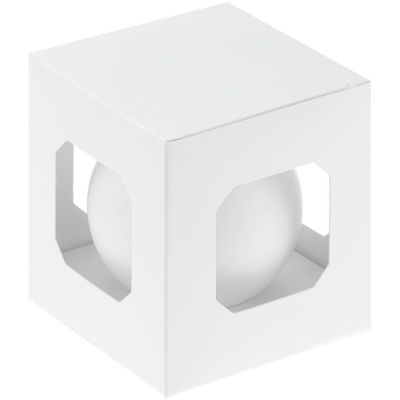 Оформительский шар Finery, 8 см, матовый белый-1