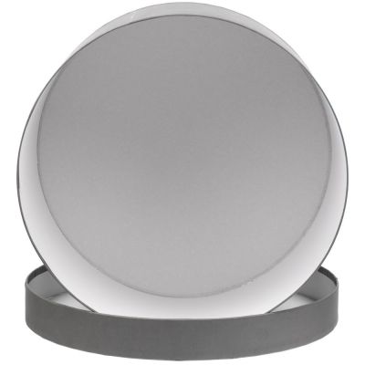 Коробка круглая Hatte, серая, уценка-2