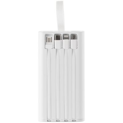 Аккумулятор Trellis Flat 10000 мАч, белый-3