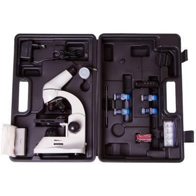 Монокулярный микроскоп Rainbow 50L с набором для опытов, белый-7