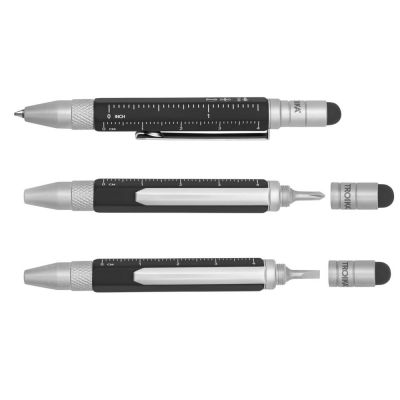 Блокнот Lilipad с ручкой Liliput, черный-8