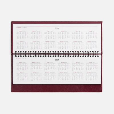 Планинг Faro, датированный, бордовый-3