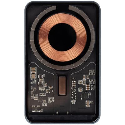 Магнитный беспроводной аккумулятор Cooper Ergo 5000 мАч, темно-серый-2