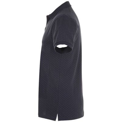 Рубашка поло мужская Brandy Men, темно-синяя с белым-2