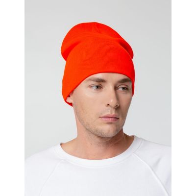 Шапка Tube Top, красная (кармин)-4