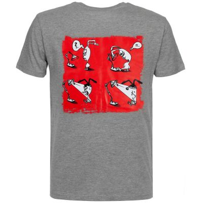 Футболка мужская «Яжопытный», серый меланж-1