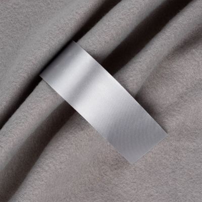 Лента сатиновая Satin 35 XXL, серая, 230 см-0