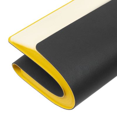 Ежедневник Flexpen Black, недатированный, черный с желтым-4