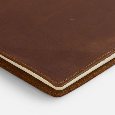 Ежедневник inStream, недатированный, коричневый-4