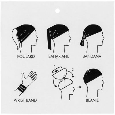 Многофункциональная бандана Bolt, синяя-3