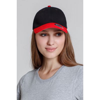 Бейсболка Ben Loyal, черная с красным-8