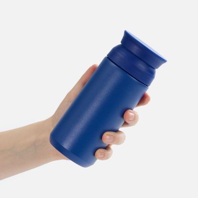 Термостакан Bau с ситечком, синий-4