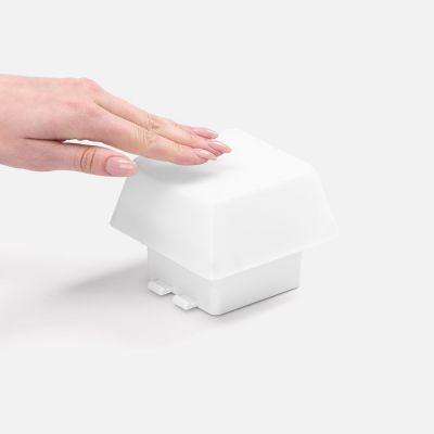 Светильник с подставкой для смартфона Knoppi, белый-3