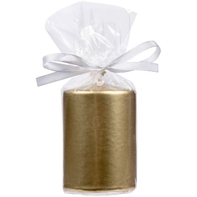 Свеча Lagom Care Metallic, золотистая-1