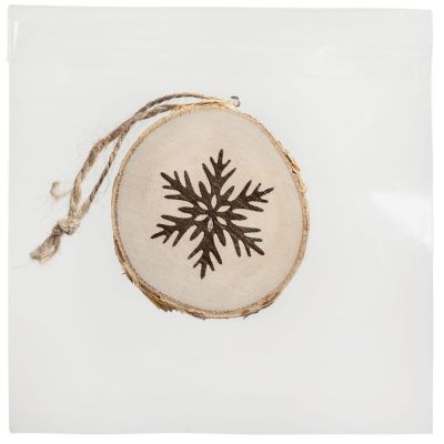 Подвеска Logger, малая, со снежинкой-6