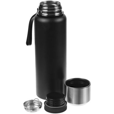 Термос с ситечком Hoffell, черный-2