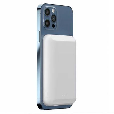 Магнитный беспроводной аккумулятор Magback 5000 мАч, белый-4