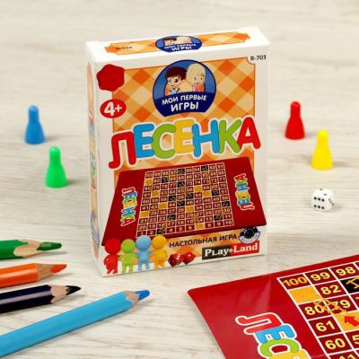 Настольная игра «Мои первые игры. Лесенка»-1