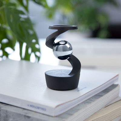 Настольный антистресс Mindflow, черный с серебристым-5