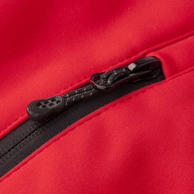 Куртка софтшелл женская Skeleton Lady, красная-6