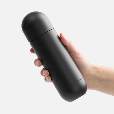 Термос Tubula Soft Touch, черный-2