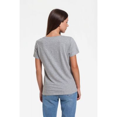 Футболка женская «Гидонисты», серый меланж-2