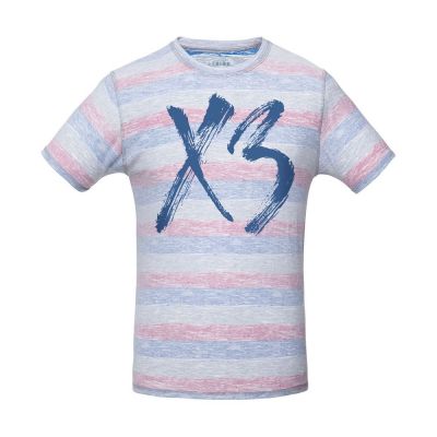 Футболка «ХЗ» двусторонняя, красная с синим-1