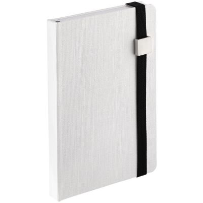 Блокнот Tex Metal, недатированный, белый с черным-2