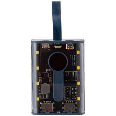 Аккумулятор с быстрой зарядкой Trellis Quick 10000 мАч, синий-1